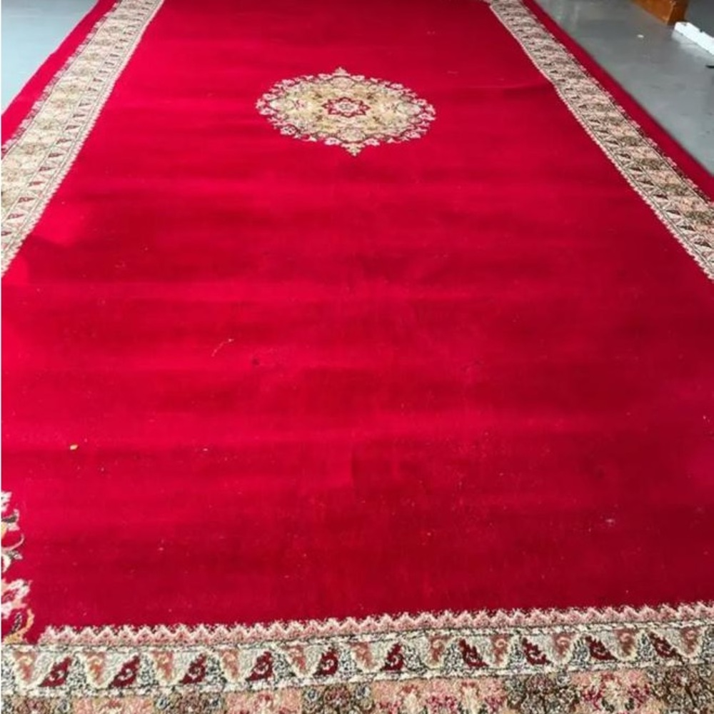 Custom handmade Moroccan rug.